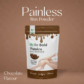 Be Bold Painless Wax Powder – Men Wax – Chocolate Flavour Herbal Hair Removal Powder | Gentle & Skin-Friendly | (100gm)