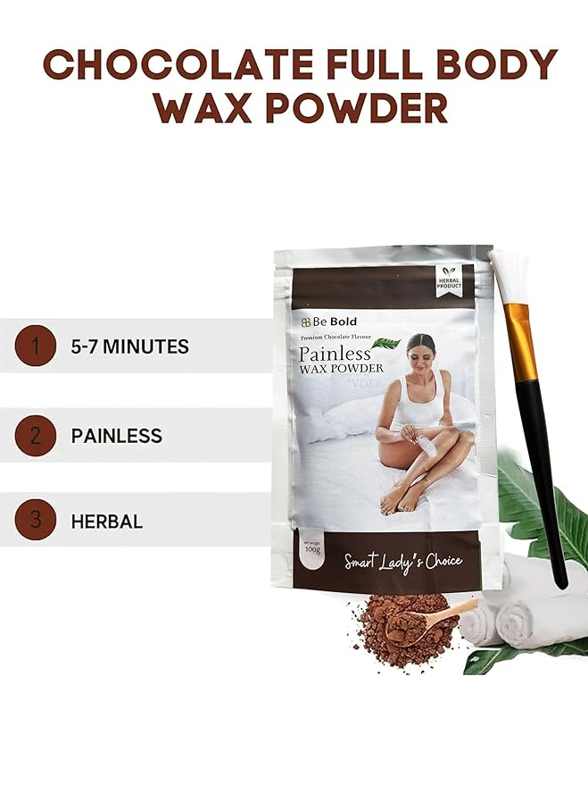 Be Bold Chocolate Wax Powder for Men and Women