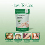 Be Bold Painless Wax Powder – Aloe Vera Flavour | Herbal Hair Removal Powder | Soothing & Gentle Skin Care (100gm)