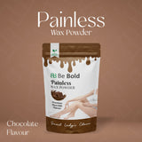 Be Bold Painless Wax Powder – Men Wax – Chocolate Flavour Herbal Hair Removal Powder | Gentle & Skin-Friendly | (100gm)