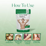 Be Bold Painless Wax Powder – Men Wax – Sandalwood Flavour | Herbal Hair Removal Powder | Gentle & Refreshing Skin Care (100gm)