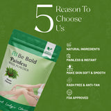 Be Bold Painless Wax Powder – Neem Flavour | Herbal Hair Removal Powder | Purifying & Gentle Skin Care (100gm)