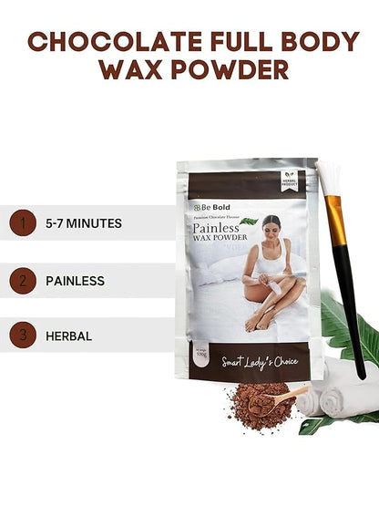 Be Bold Chocolate Wax Powder for Men and Women